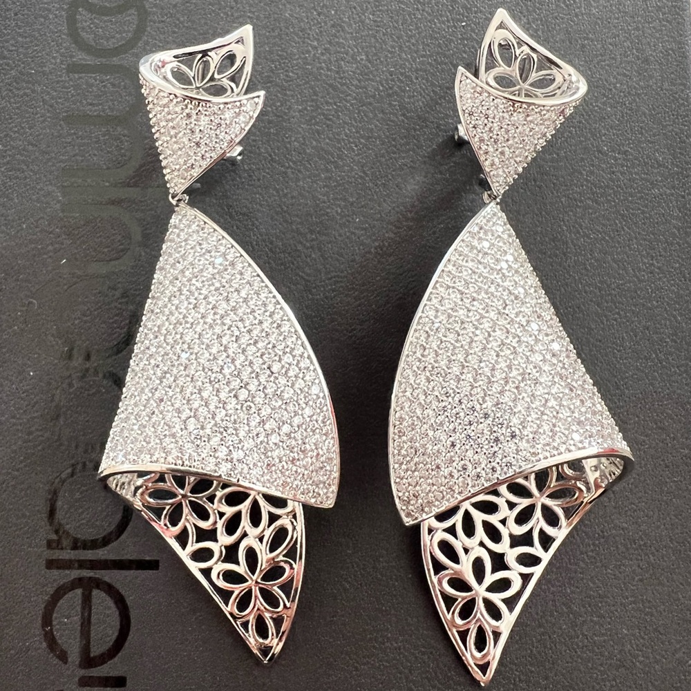Gorgeous, Bloomingdale’s crystal earrings